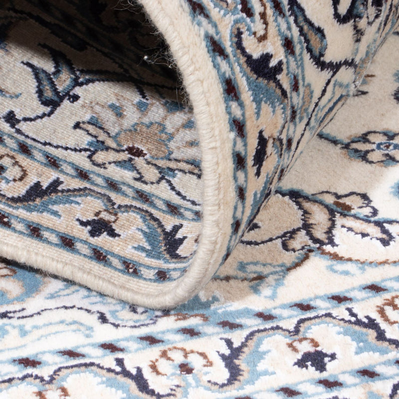 Alfombra Persa - Nain - Real - 194 x 143 cm - crema