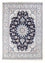 Alfombra Persa - Nain - Real - 204 x 141 cm - azul oscuro