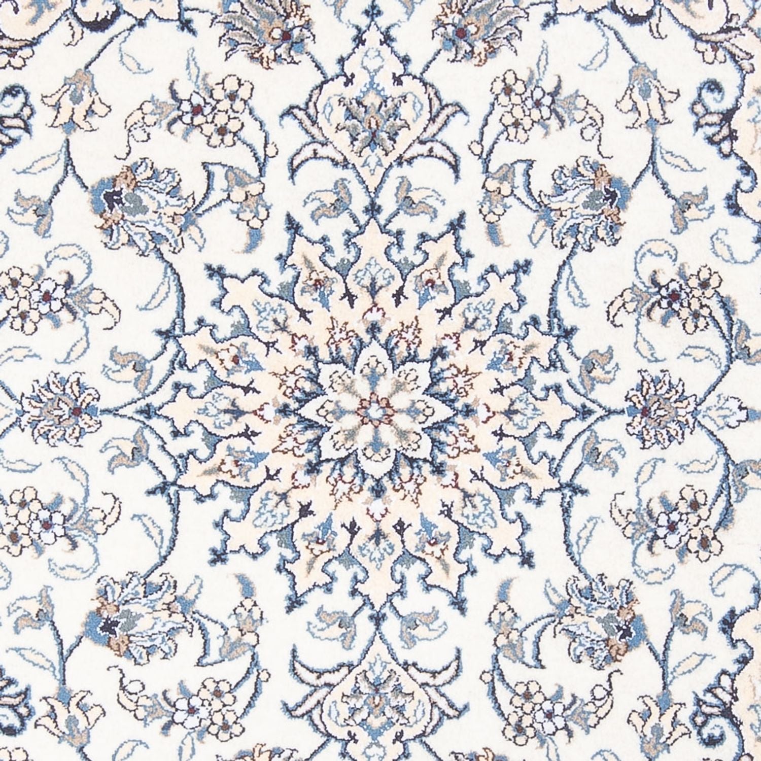 Alfombra Persa - Nain - Real - 207 x 150 cm - crema