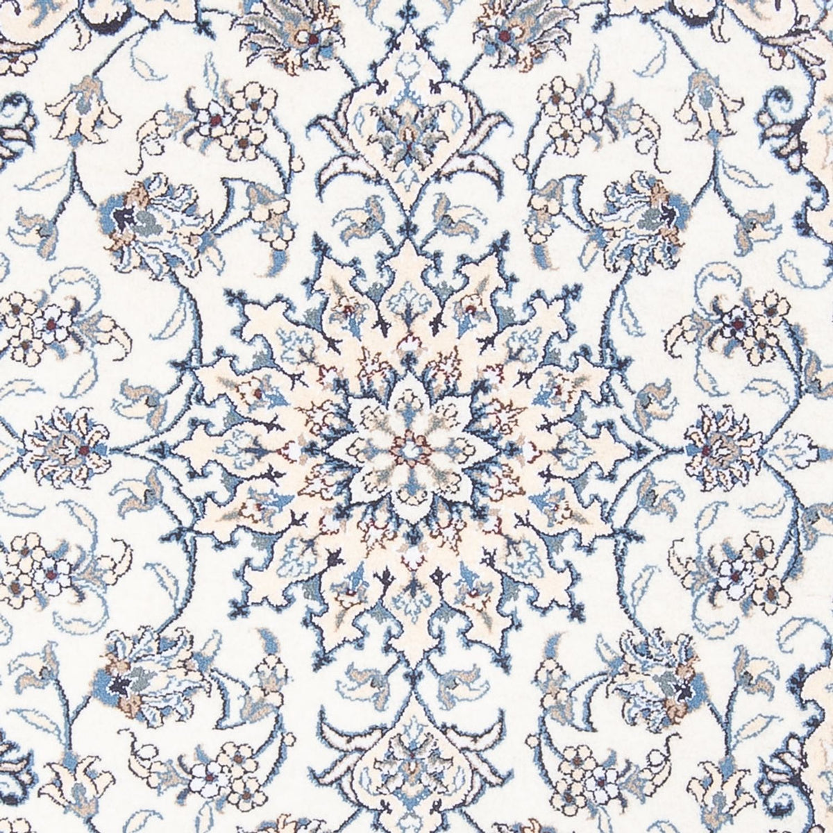 Alfombra Persa - Nain - Real - 207 x 150 cm - crema