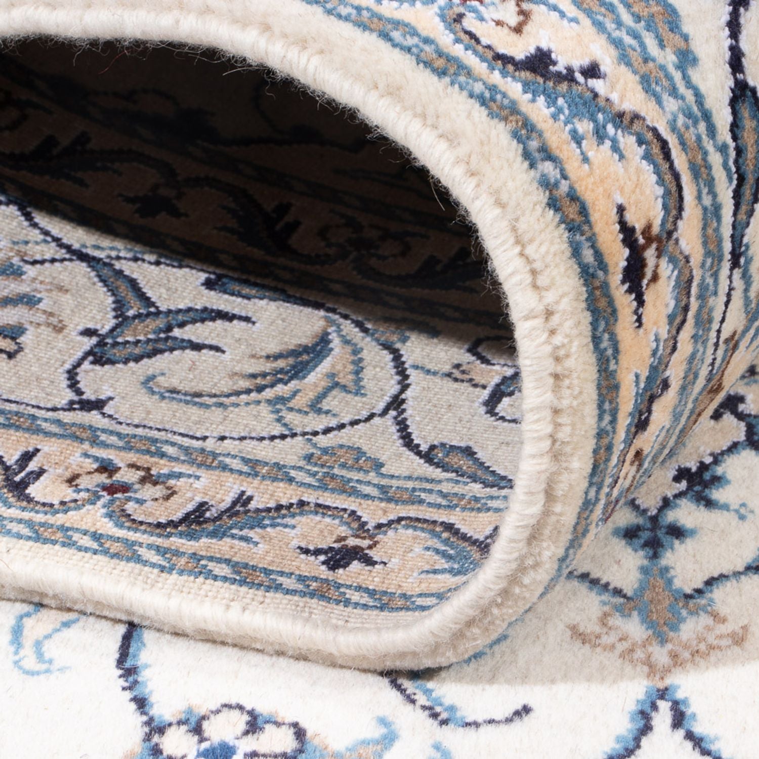 Alfombra Persa - Nain - Real - 207 x 150 cm - crema