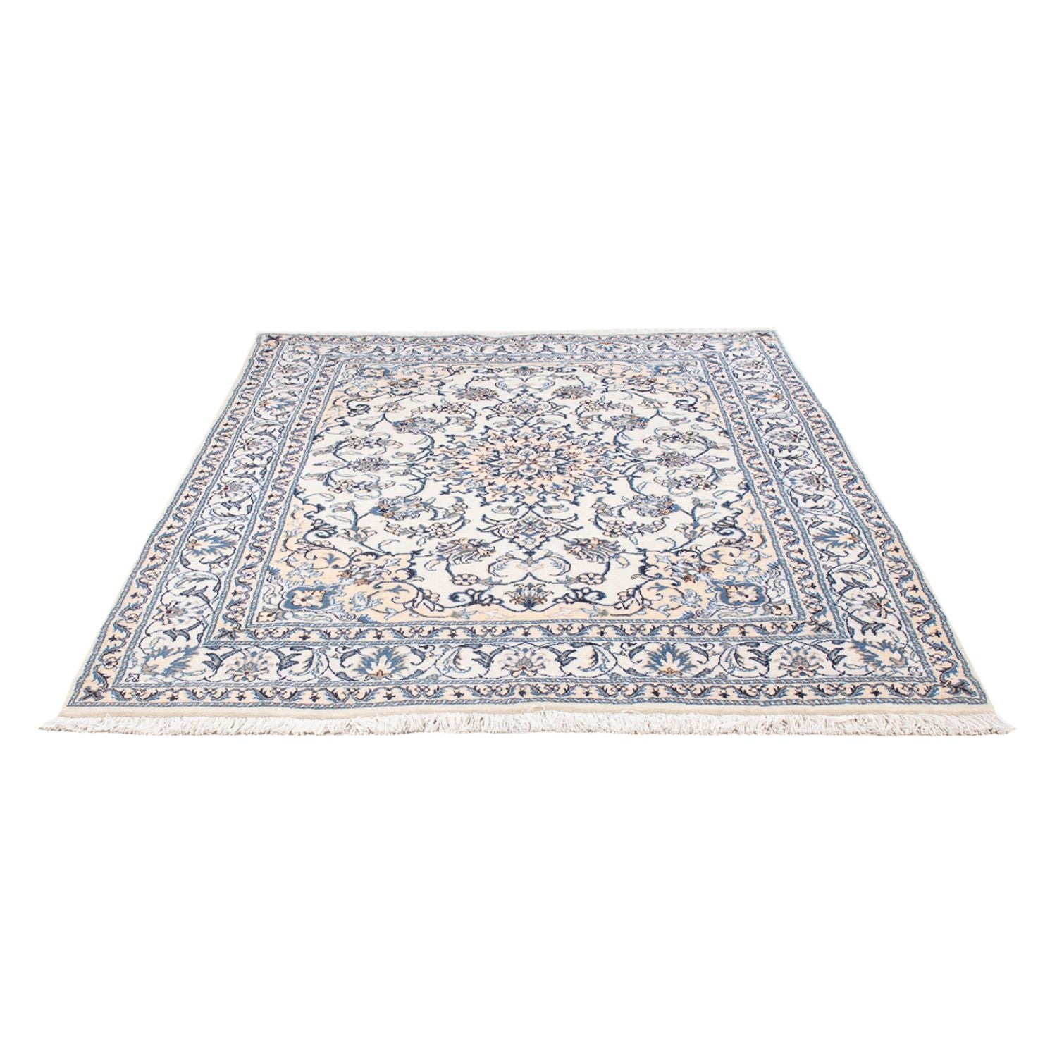 Alfombra Persa - Nain - Real - 207 x 150 cm - crema