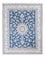 Alfombra Persa - Nain - Real - 193 x 148 cm - azul