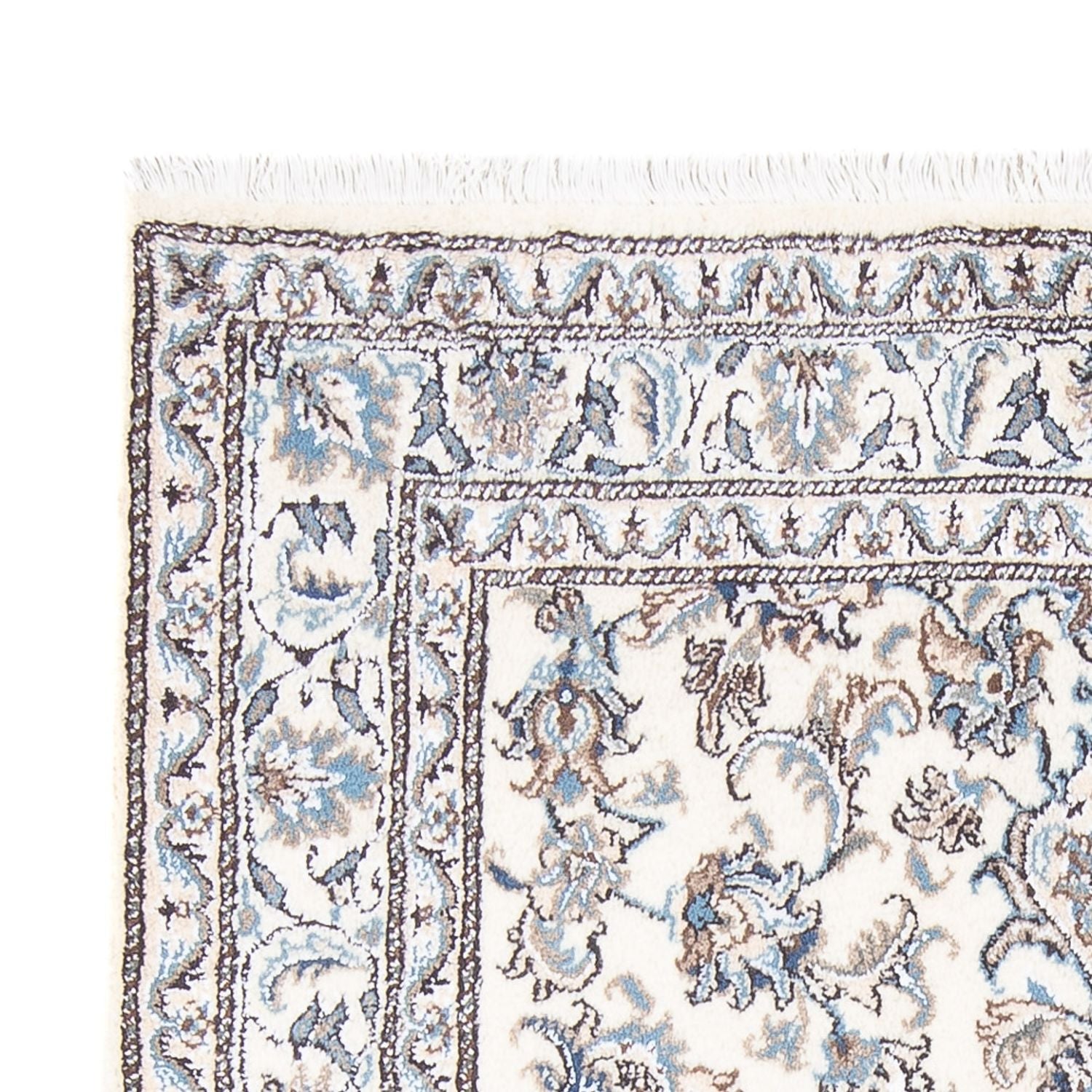 Alfombra Persa - Nain - Real - 196 x 150 cm - crema