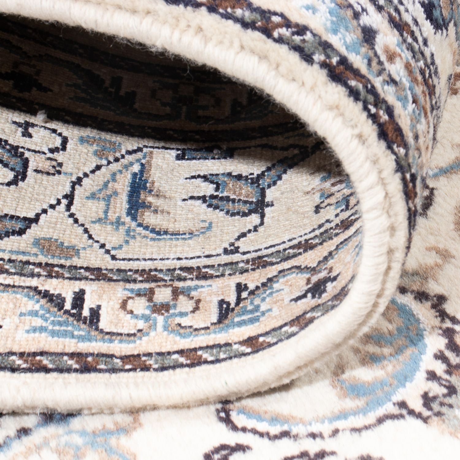 Alfombra Persa - Nain - Real - 196 x 150 cm - crema