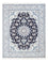 Alfombra Persa - Nain - Real - 205 x 146 cm - azul oscuro