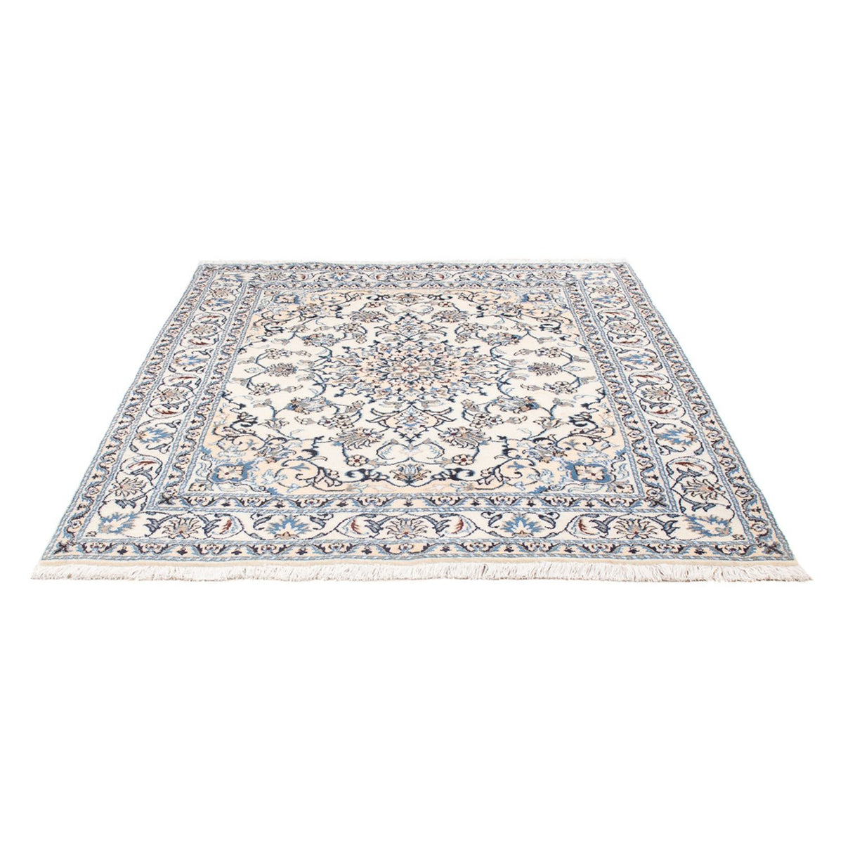 Alfombra Persa - Nain - Real - 192 x 145 cm - crema