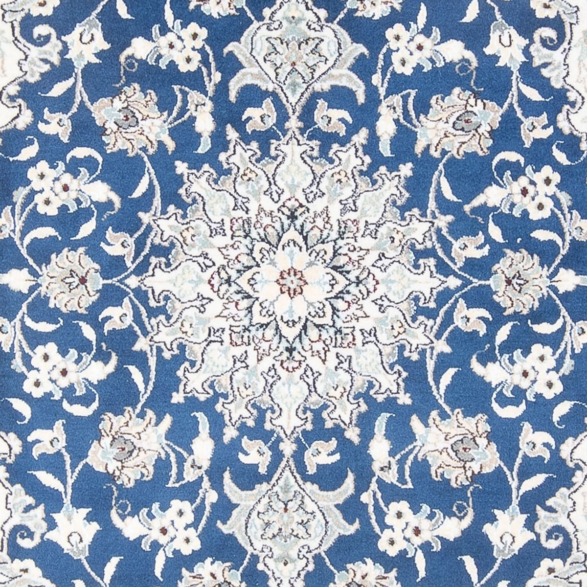 Alfombra Persa - Nain - Real - 196 x 151 cm - azul