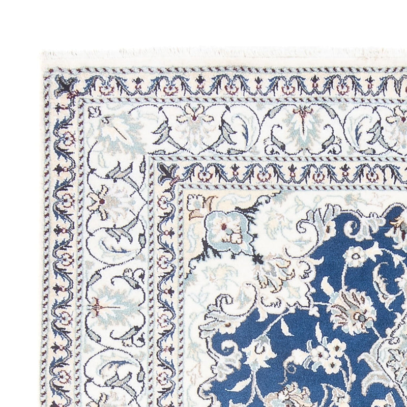 Alfombra Persa - Nain - Real - 196 x 151 cm - azul