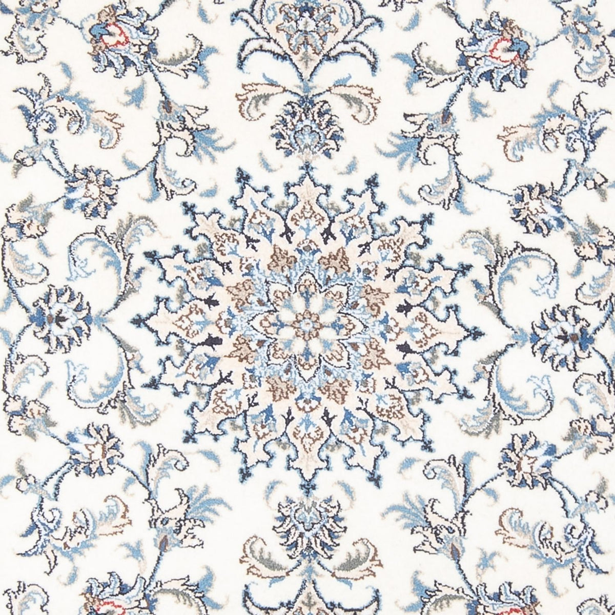 Alfombra Persa - Nain - Real - 205 x 150 cm - crema