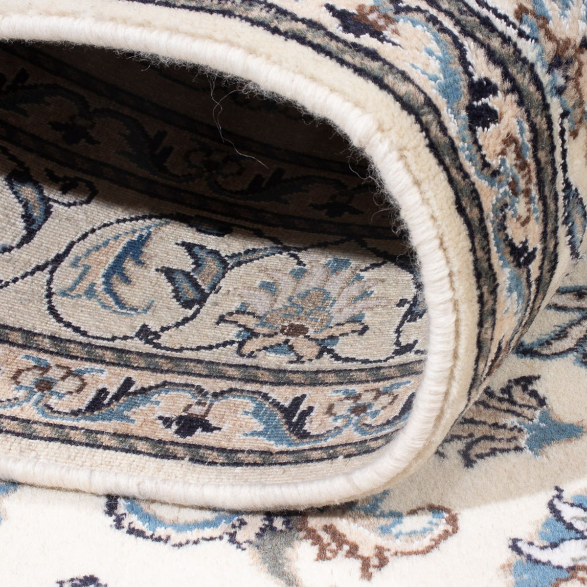 Alfombra Persa - Nain - Real - 205 x 150 cm - crema