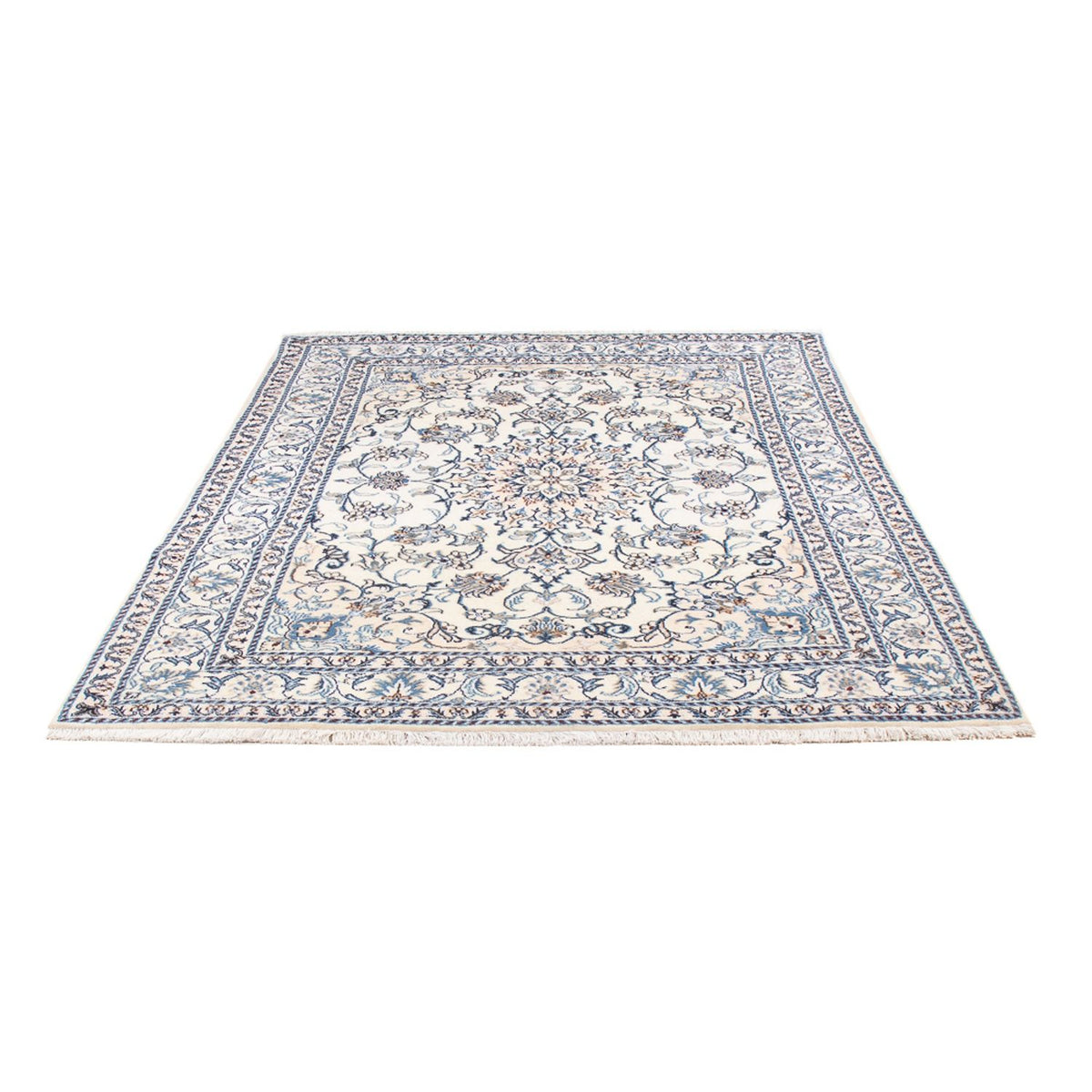 Alfombra Persa - Nain - Real - 200 x 148 cm - crema