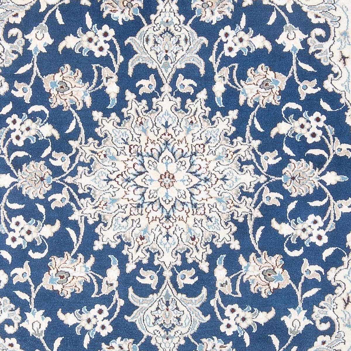 Alfombra Persa - Nain - Real - 207 x 151 cm - azul