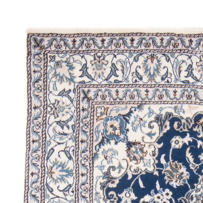 Alfombra Persa - Nain - Real - 203 x 145 cm - azul