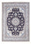 Alfombra Persa - Nain - Real - 200 x 152 cm - azul oscuro