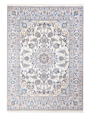 Alfombra Persa - Nain - Real - 197 x 144 cm - crema
