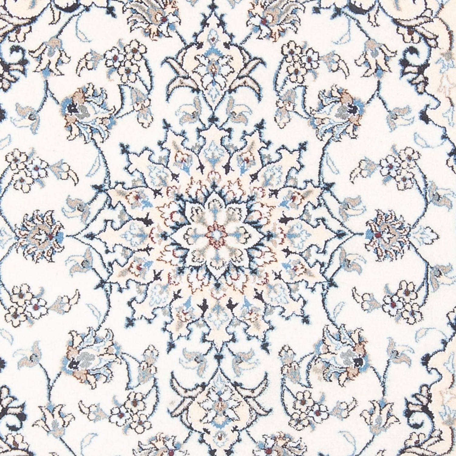 Alfombra Persa - Nain - Real - 200 x 143 cm - crema
