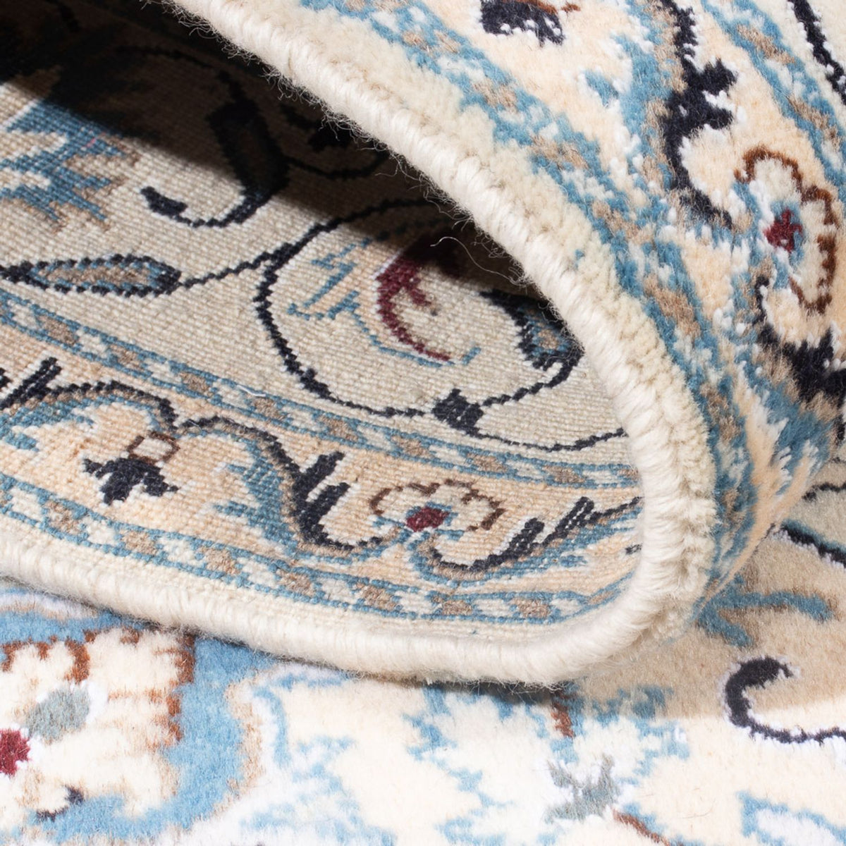 Alfombra Persa - Nain - Real - 200 x 143 cm - crema