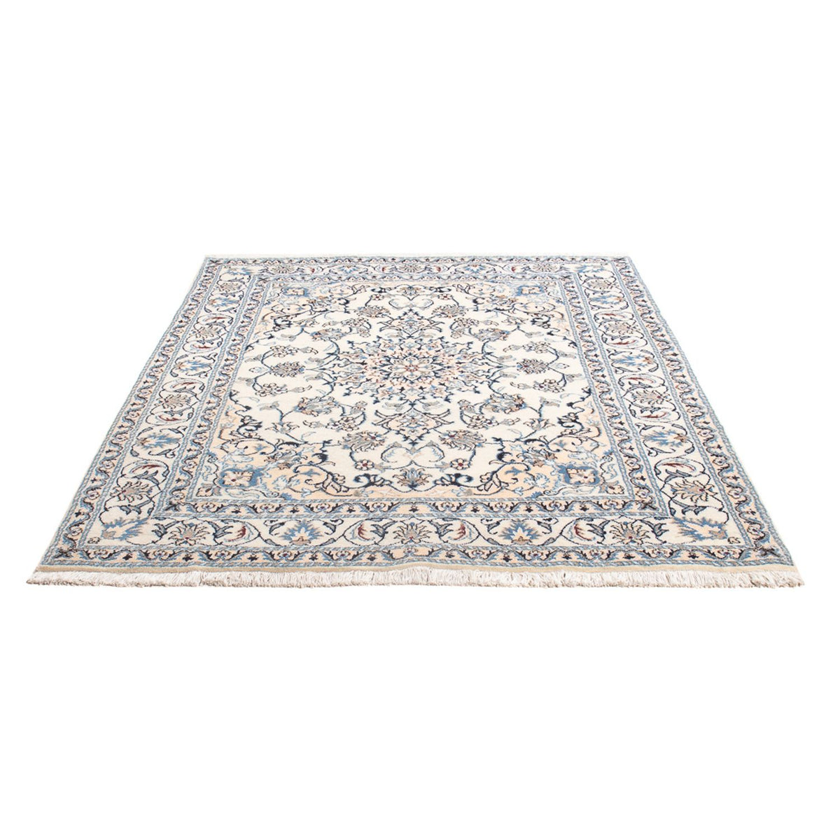 Alfombra Persa - Nain - Real - 200 x 143 cm - crema