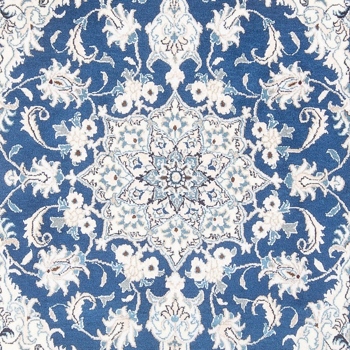Alfombra Persa - Nain - Real - 200 x 142 cm - azul