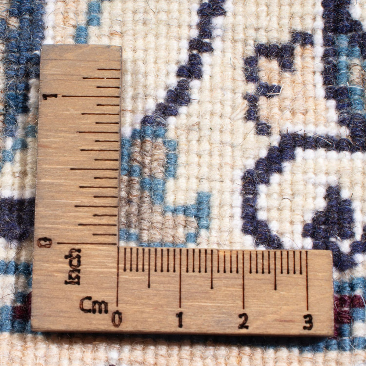 Alfombra Persa - Nain - Real - 202 x 147 cm - crema