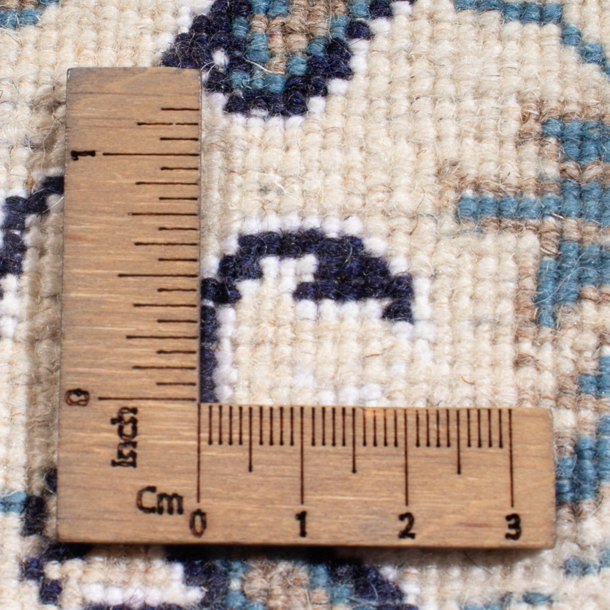 Alfombra Persa - Nain - Real - 194 x 149 cm - azul oscuro