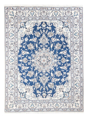 Alfombra Persa - Nain - Real - 195 x 148 cm - azul