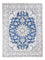 Alfombra Persa - Nain - Real - 195 x 148 cm - azul