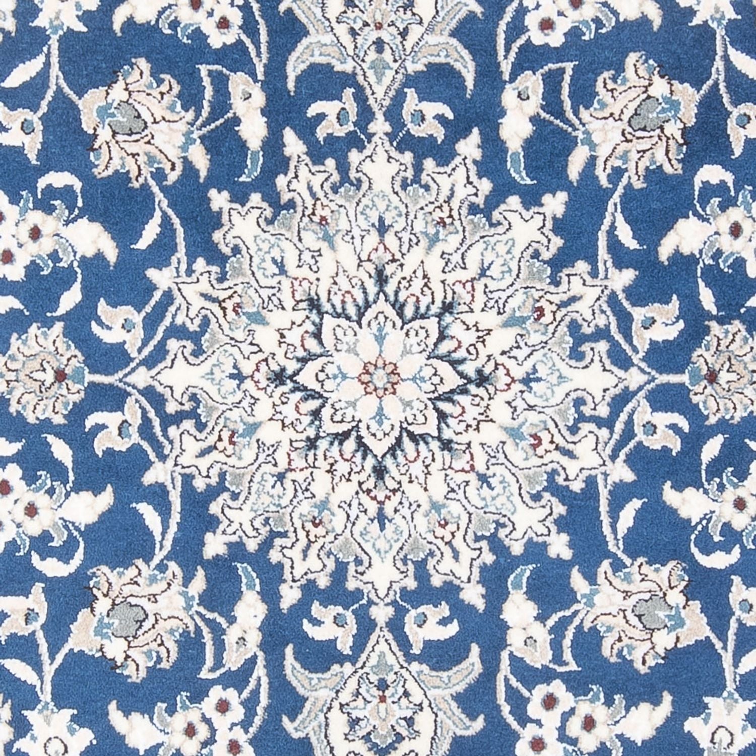 Alfombra Persa - Nain - Real - 195 x 148 cm - azul