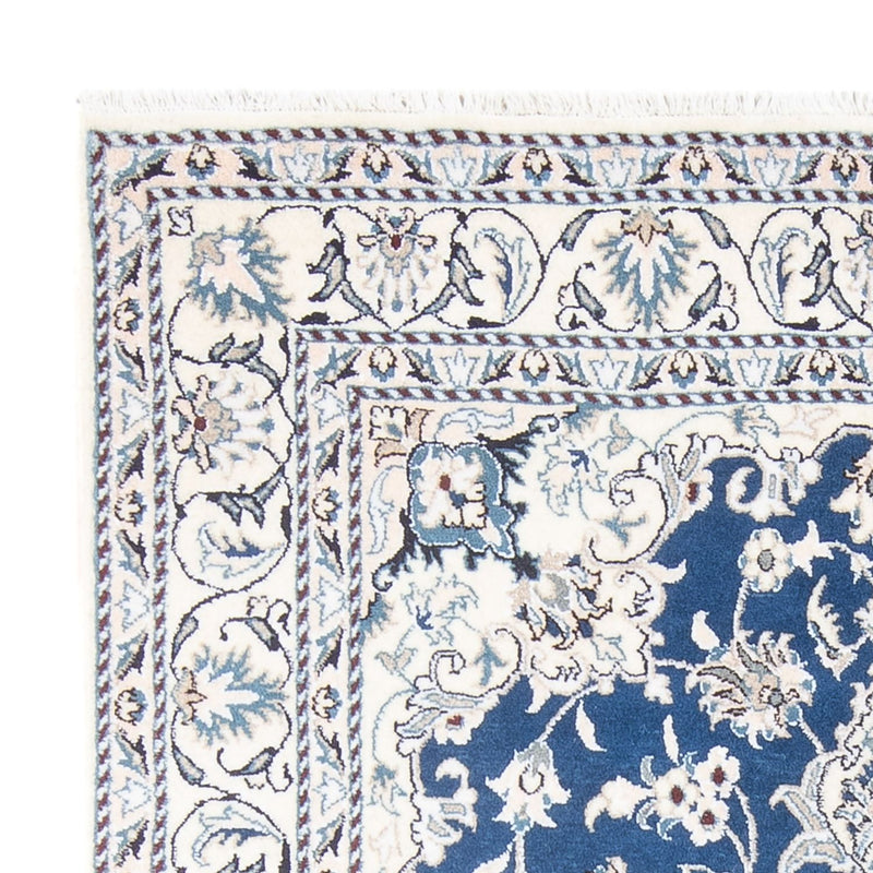 Alfombra Persa - Nain - Real - 195 x 148 cm - azul