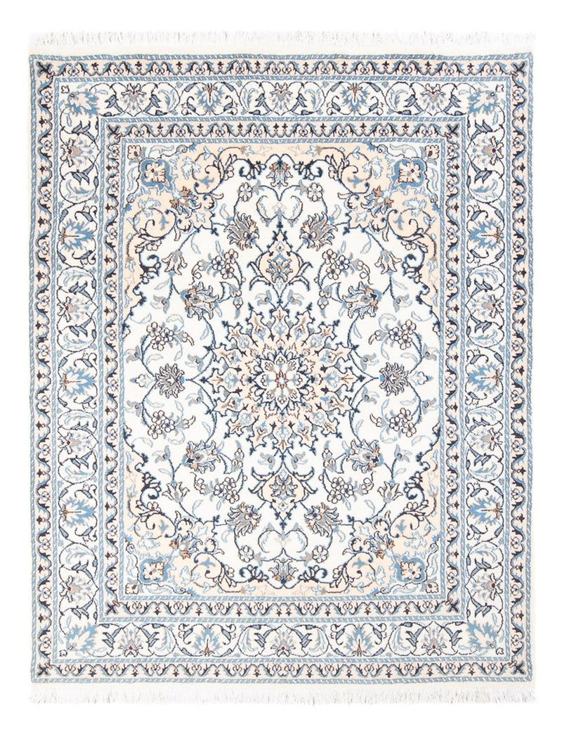 Alfombra Persa - Nain - Real - 190 x 148 cm - crema