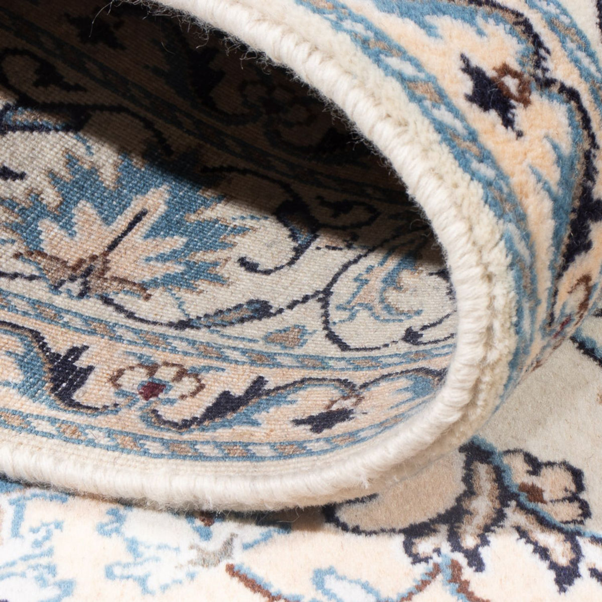 Alfombra Persa - Nain - Real - 190 x 148 cm - crema