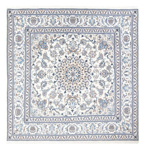 Alfombra persa - Nain cuadrado  - 200 x 195 cm - crema