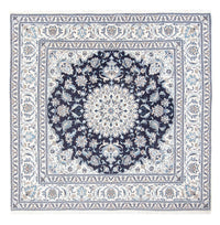 Alfombra persa - Nain cuadrado  - 200 x 196 cm - azul oscuro