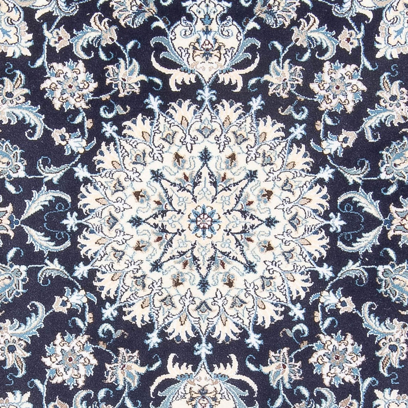 Alfombra persa - Nain cuadrado  - 200 x 196 cm - azul oscuro