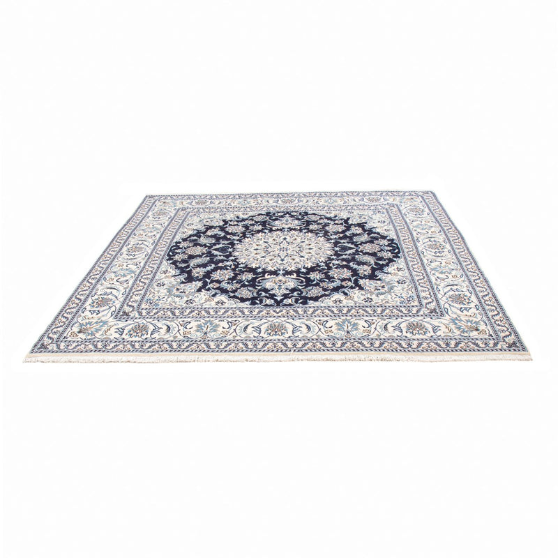 Alfombra persa - Nain cuadrado  - 200 x 196 cm - azul oscuro