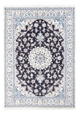 Alfombra persa - Nain - 231 x 163 cm - azul oscuro