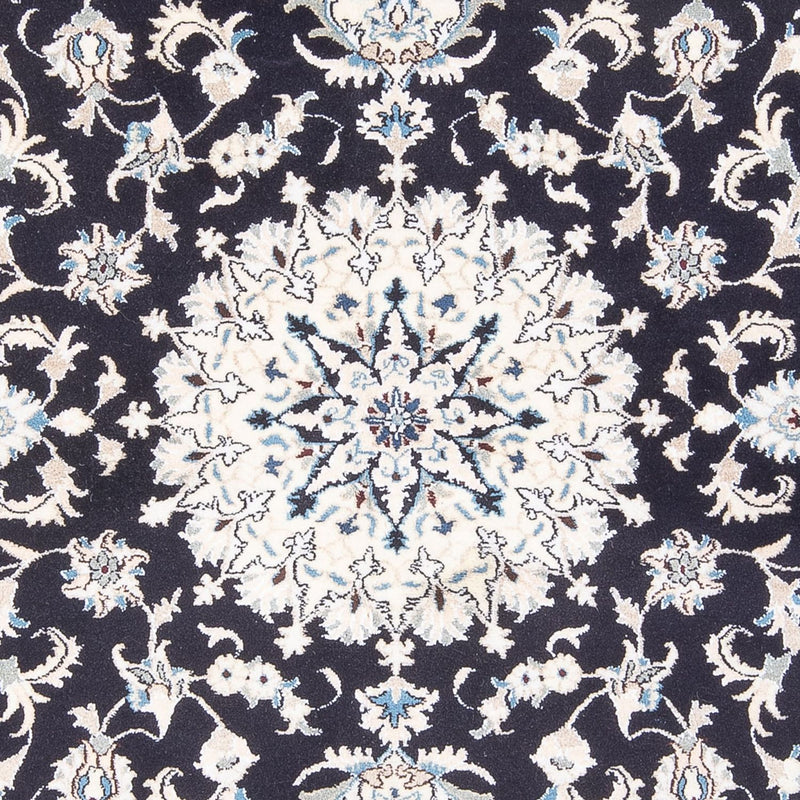 Alfombra persa - Nain - 231 x 163 cm - azul oscuro