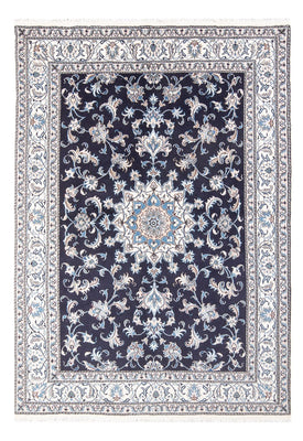Alfombra persa - Nain - 238 x 167 cm - azul oscuro