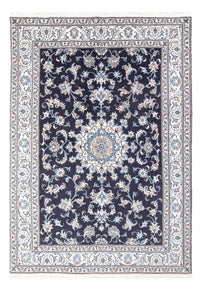 Alfombra persa - Nain - 238 x 167 cm - azul oscuro