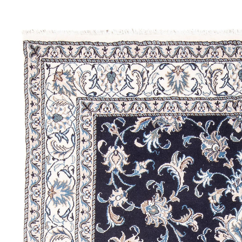 Alfombra persa - Nain - 238 x 167 cm - azul oscuro