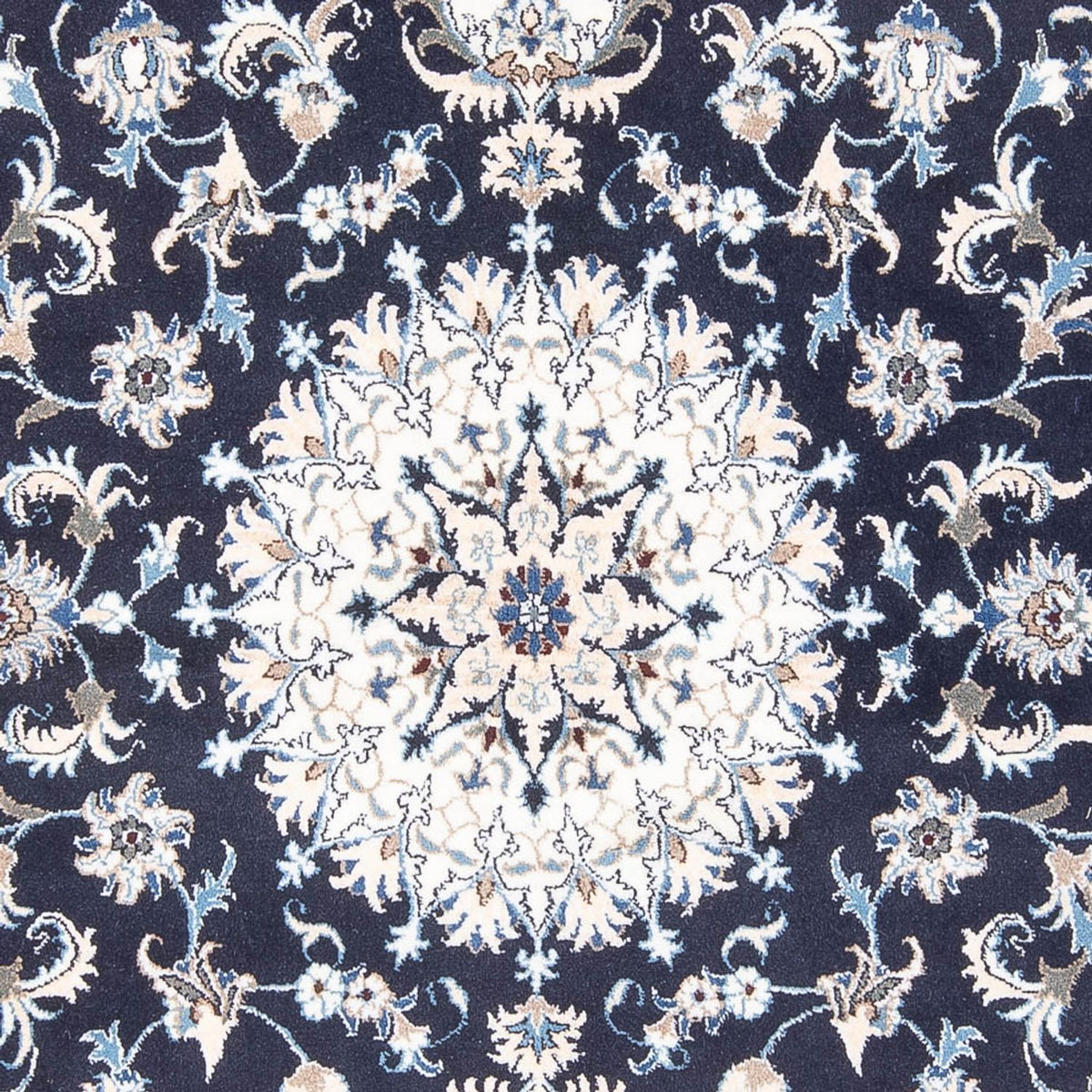 Alfombra persa - Nain - 241 x 167 cm - azul oscuro