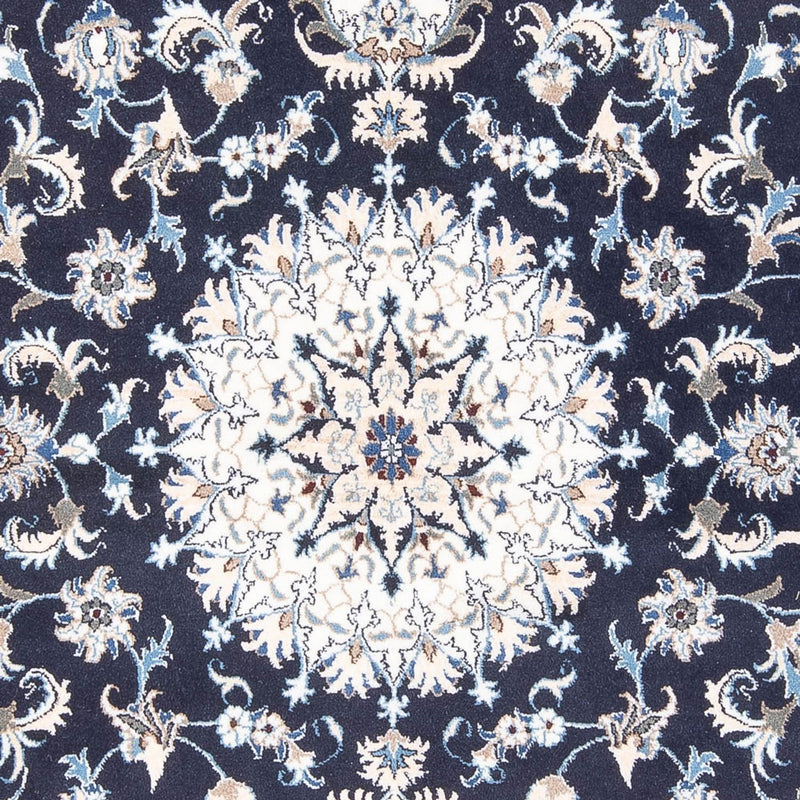 Alfombra persa - Nain - 241 x 167 cm - azul oscuro