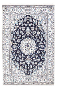 Alfombra persa - Nain - 249 x 166 cm - azul oscuro