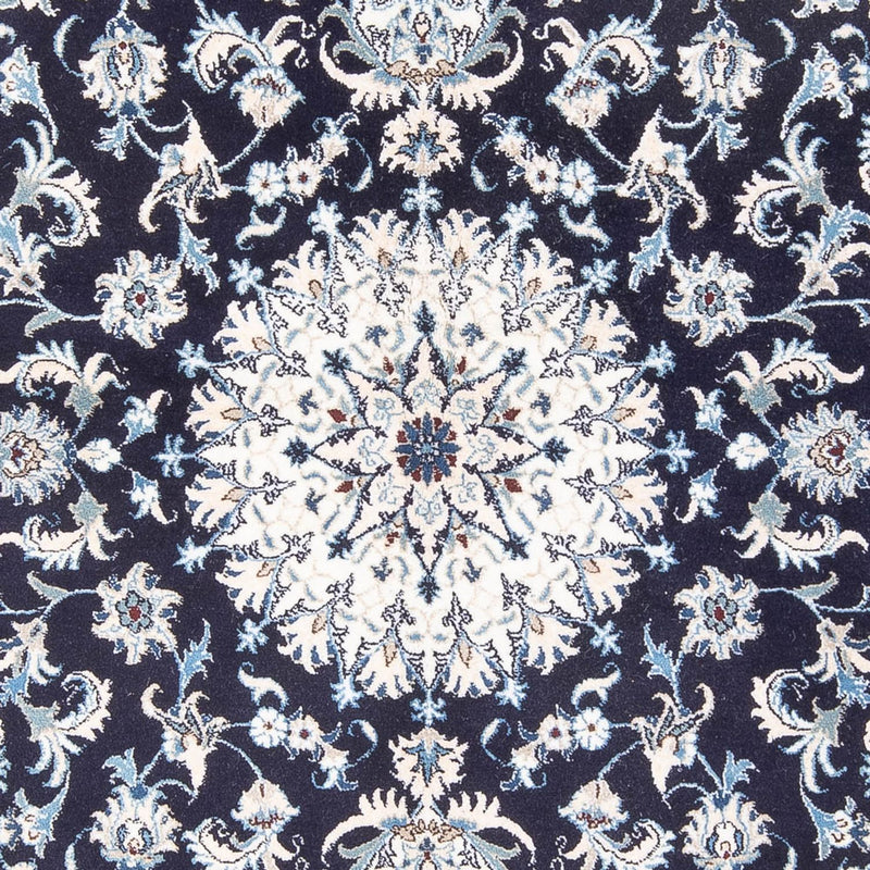 Alfombra persa - Nain - 249 x 166 cm - azul oscuro