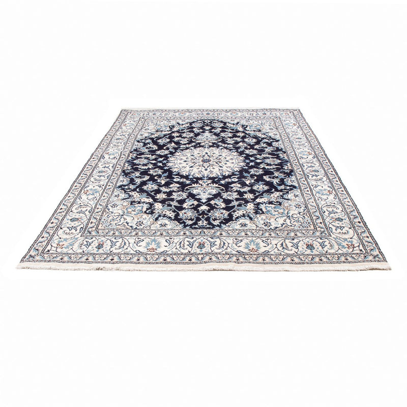 Alfombra persa - Nain - 249 x 166 cm - azul oscuro