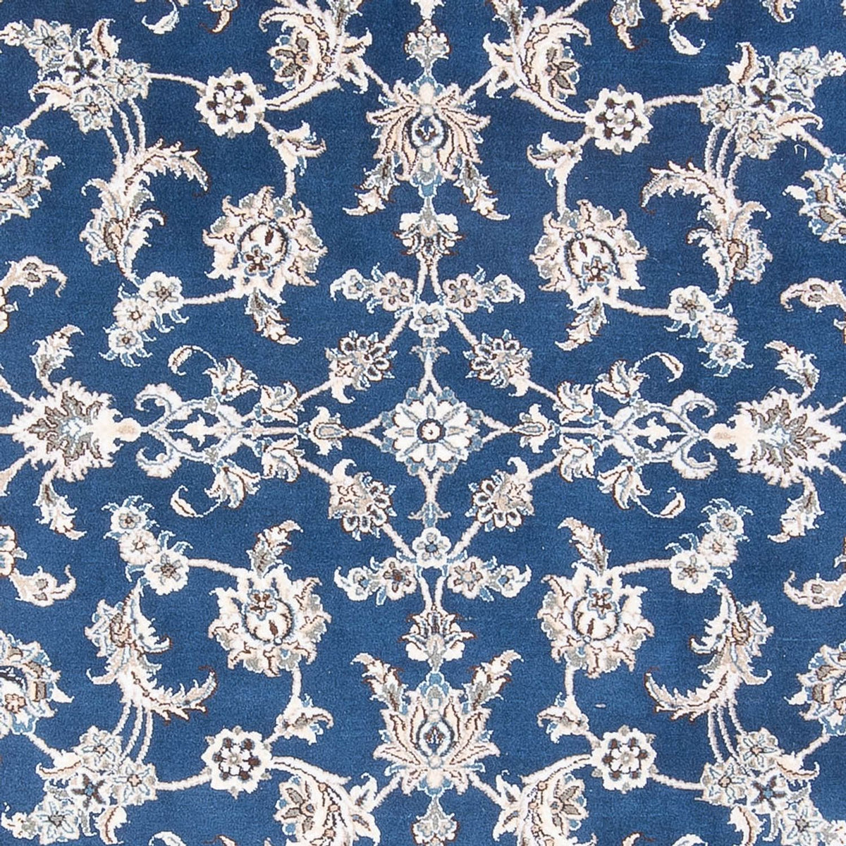 Alfombra persa - Nain - 291 x 197 cm - azul oscuro