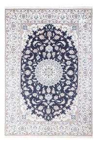 Alfombra persa - Nain - 295 x 203 cm - azul oscuro