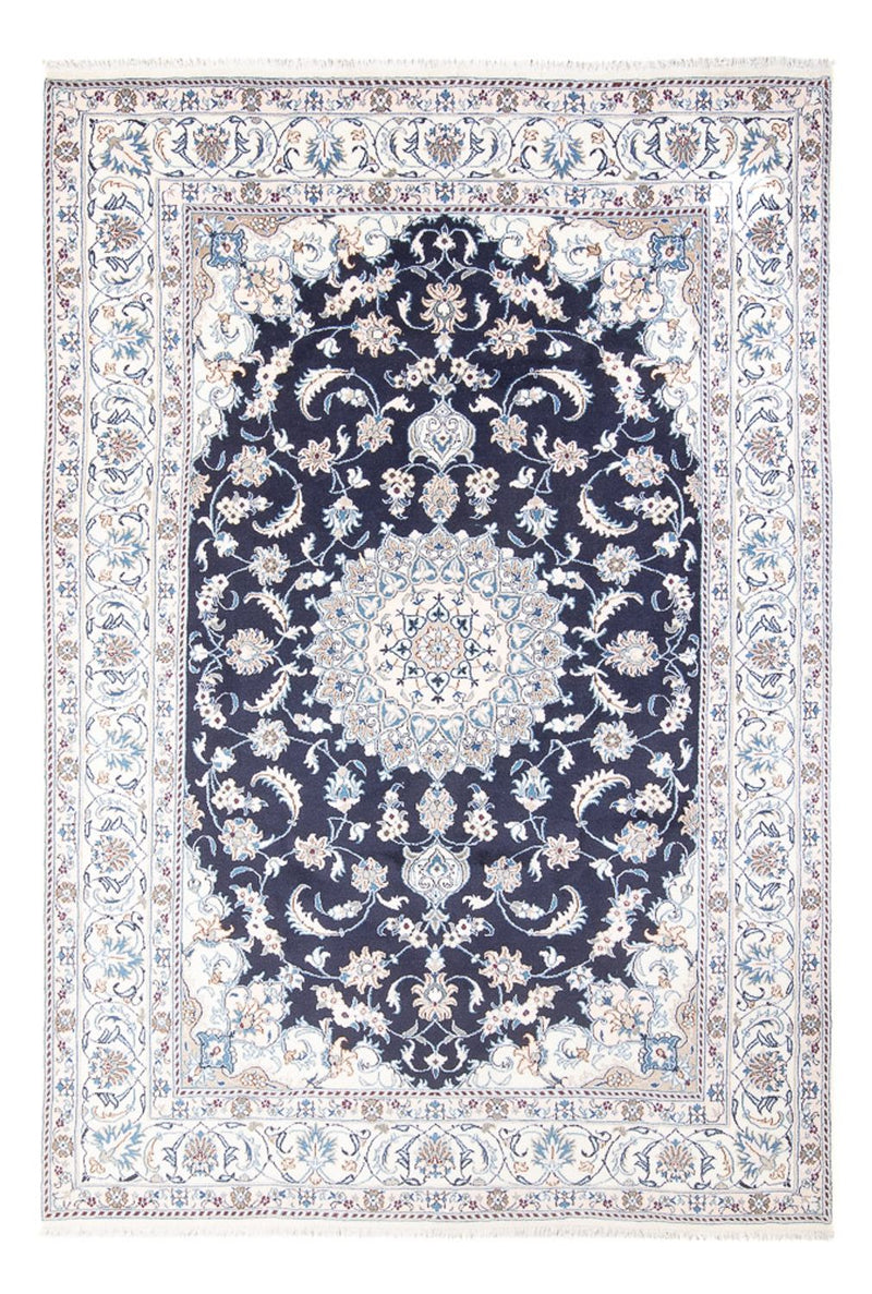 Alfombra persa - Nain - 295 x 203 cm - azul oscuro