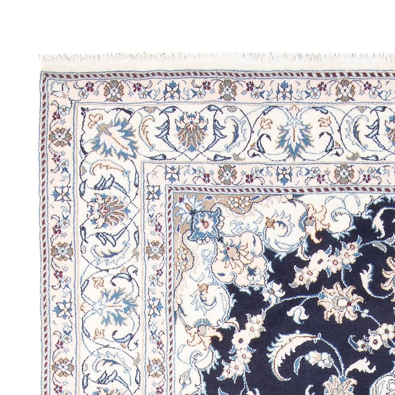 Alfombra persa - Nain - 295 x 203 cm - azul oscuro